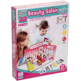 Resim Nessiworld Güzellik Salonu Maket 3 Boyutlu Puzzle 