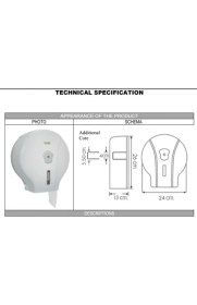 Resim Vialli MJ1T Mini Jumbo Wc Kağıdı Dispenseri 