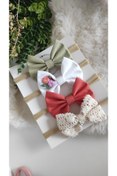 Resim İşlemeli Bebek Çocuk Bandana Seti Dörtlü İşlemelidörtlüset 