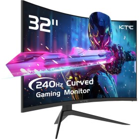 Resim Ktc H32S17F 32" Fhd Va 240Hz 1ms HDMI Dp %125SRGB Freesync G-Sync Gaming Monitör 