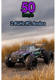 Resim 50 Km Hız Yapan Metal İç Aksam Rc Araba 2.4ghz Şarjlı Uzaktan Kumandalı Araba Karışık 