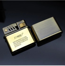 Resim Zorro Sm-549T Benzinli Retro Çakmak Bronz 