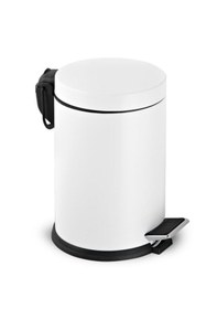 Resim 12 Lt Pedallı Çöp Kovası Beyaz 