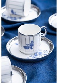 Resim Acar Savannah 12 Parça Porselen Kahve Fincanı Beyaz 