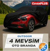 Resim CoverPlus Mercedes-Benz C-Class C300 Sedan Uyumlu Araba Brandası SİYAH Oto Branda Dış Koruma Oto Çadır 