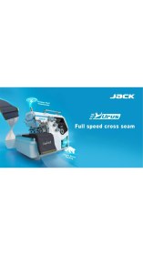 Resim Jack C7-4-M03/333/X-AMH (Urus) Yapay Zeka Tam Otomatik 4 Iplik Overlok Makinası 