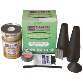 Resim Tamer 3x25+16 1kv Bakır İletkenli Reçineli Kablo Ek Muf E1 32516 