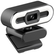Resim Yaozixa 2k Usb Webcam 3mp Cmos, Otomatik Kurulum, Mikrofon Ve Işık Desteği, Canlı Yayın/video Konferans İçin 