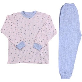 Resim Sebi Bebe Yıldızlı Pijama Takım 9165 Pembe 
