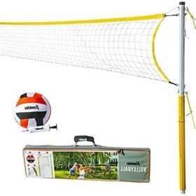 Resim Die Grup Portatif Voleybol Ağı Seti - Plaj ve Bahçe Kullanımı Için 