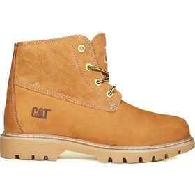 Resim Caterpillar Vermont Fur Kadın Tarçın Nubuk Yarım Bot Tarçın Nubuk 