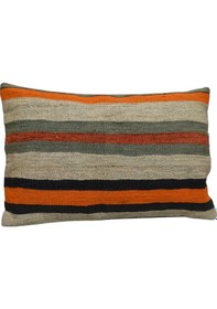 Resim Zehra Abla Halı Yeni El Dokuma Dekoratif Kilim Kırlent Yastık Kılıfı 6665 Çok Renkli 