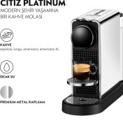 Resim Nespresso C140 Citiz Kahve Makinesi,Platinum 