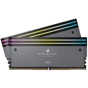 Resim Corsair 32GB(2x16) Dominator Titanium RGB 7200mhz CL34 DDR5 Ram (CMP32GX5M2X7200C34) 