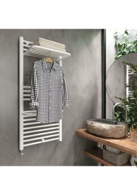 Resim Duffmart Practical 6/11 Amortisörlü 60 x 110 CM Beyaz Havlupan 