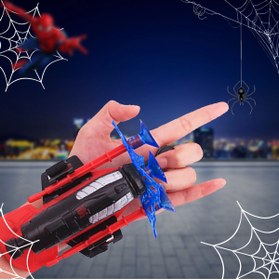Resim SPIDERMAN Ağ Atan Spiderman Bileklik Vantuz Fırlatan Ok Atan Örümcek Adam Oyuncak Fırlatıcı Seti 