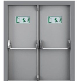 Resim Çift Kanat 120 Dakika Sertifikalı Yangın Kapısı 