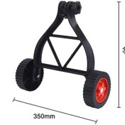 Resim Pazly Yardımcı Tekerlek Pratik Ot Makinesi Jms Evrensel Çim Biçme Biçme Akülü Aksesuarı 25-28mm Pc 