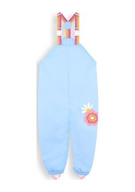Resim Denokids Çiçekli Kız Çocuk Su Geçirmez Yağmur Tulumu Renkli 
