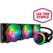 Resim Cooler Master 360mm Ml360 Mlx-d36m-a20pc-r1 Argb Sıvı Soğutmalı Işlemci Fanı 