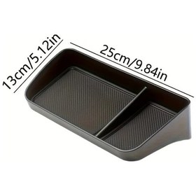 Resim Dashanshop Kaymaz Siyah Araç Torpido Gözü Tepsisi Telefon Anahtar Bozukluk Kart Sabit Tutucu 