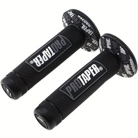 Resim PRO TAPER Sokak Motor Scooter Direksiyon Kolları, Evrensel Uygunluklu Motosiklet Direksiyon Bantları, Off-Road Motosikletler için Dayanıklı Anti-Kayma Tutuş Kapağı 