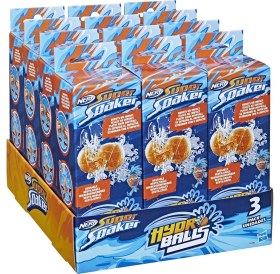 Resim F6392 Nerf Super Soaker Hydro Balls 3lü +6 Yaş 