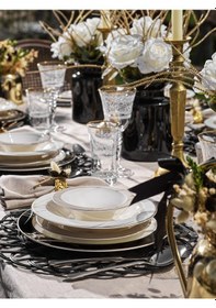 Resim Schafer Tılsım Charm Yemek Takımı 60 Parça-siyah 