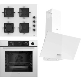 Resim Ferre Steamart Ss Serisi Beyaz Set (SS206 + XE64CB +D087 ) - Kare Emaye Izgara 