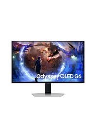 Resim Samsung Uyumlu Odyssey G6 Ls27dg602suxuf 27" 0.03 Ms Oled 2k Pivot 360 Hz Oyuncu Monitörü - Teşhir 