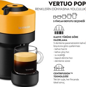 Resim Nespresso Vertuo Pop Kahve Makinesi,Turuncu 