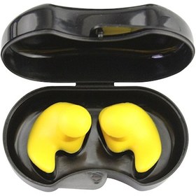 Resim Teltree Sarı Silikon Yüzme Kulak Tıkacı - Su Geçirmez, Konforlu Ve Yeniden Kullanılabilir Spor Kulak Koruyucu Seti Diğer 
