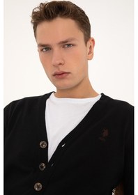 Resim U.s. Polo Assn. Erkek Siyah Hırka Triko 50313702-vr046 Siyah 