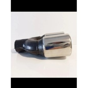 Resim Egzozcum 90 Mm. Düz Eşit Paslanmaz Krom Egzoz Ucu Eksoz Başlığı 1 adet 