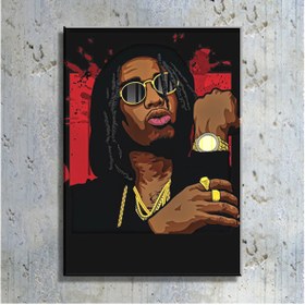Resim mağazacım Anonim Illüstrasyon Zenci Adam Portre Reprodüksiyon (60x80 Cm) Kanvas Tablo Tbl1140 
