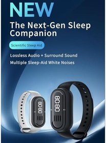 Resim Jectse Hoparlör, MP3 Çalar, LED Ekran, Spor Ve Uyku Saati, 200 MB Bellek Ile Şık Akıllı Bileklik (BLACK) 