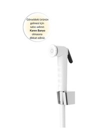 Resim Karen Banyo Showers Shattaf Taharet Seti, Beyaz Abs, Cisa 43420 beyaz 