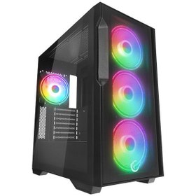Resim Rampage Cruıser V1 4-14cm Arb Fanlı Gamıng E-atx Pc Kasası 