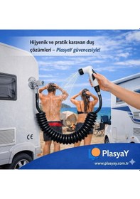 Resim Plasyay Spiral Şattaf Bide Başlıklı Taharet Matik 1.5 Metre 