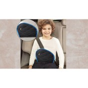 Resim SS Oto Çocuk Emniyet Kemeri Düzenleyici Ve Tutucu Emniyet Kemer Pedi(Renkli Kenar) (Siyah Renk) 