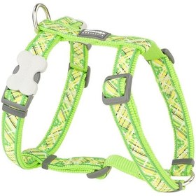 Resim Reddingo Flanno Desenli Lime Köpek Göğüs Tasması 15 Mm 