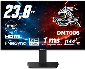 Resim Dexim 23,8" FHD 144Hz 1ms IPS Düz Ofis Monitör, Siyah, 1920x1080, Oyun ve E-spor için, Masa Üstü 