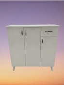 Resim Ayakkabılık Çok Amaç Model Parlak Beyaz Hard suntalem Demonte 5raf 1çekmece El Yapım Beyaz 