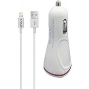 Resim K.fulai Kcc 02I Çift Girişli Araç Şarjı + Lightning USB Kablo 