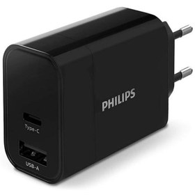 Resim Philips Dlp2621/12 Type C / Usb A 30w Şarj Adaptör 