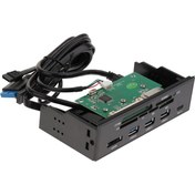 Resim USB 3.0 Hub E-Sata Dashboard Çoklu Ön Panel Kart Okuyucu (Yurt Dışından) 