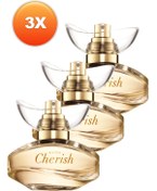 Resim Avon Cherish Kadın Parfüm Edp 50 Ml. Üçlü Set 