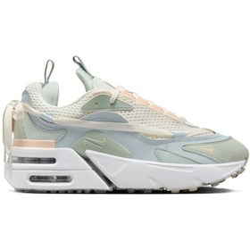 Resim Nike Air Max Furyosa Sneaker Blue Platform Taban 4cm Kadın Günlük Spor Ayakkabı Mavi Mavi 