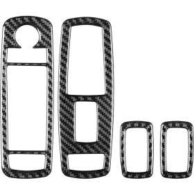 Resim Journeyman1 Jeep Liberty 2008-2012 Cam Kaldırma Anahtarı Paneli Kapağı Döşeme Çıkartması Iç Aksesuarlar Için Karbon Fiber (Yurt Dışından) 