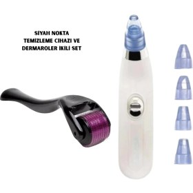 Resim Belle Fusion Mey Ithalat® Dermaroller + Siyah Nokta Temizleyici Setı 
